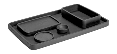 Serving Board Serax Passe-Partout Kitchen & Table By Vincent Black 20 x 12 x 4.5 cm
