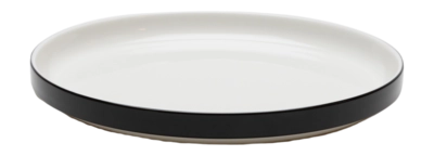 Dinerbord Serax Passe-Partout Tableware By Vincent Van D Black White L 26 x 26 x 2,5 cm