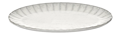 Dinerbord Serax Inku Tableware White L 30 x 21 cm