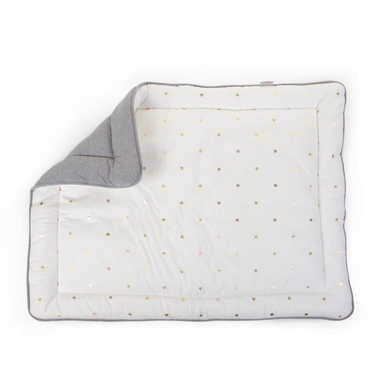 Boxkleed Childhome Gold Dots Grey (75 x 95 cm)