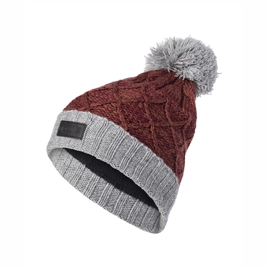 Muts Rip Curl Women Wool Pompom Girl Beanie Deep Claret