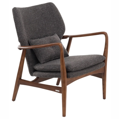 Chair POLSPOTTEN Peggy Fabric Rough Grey