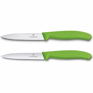 Paring Knife Victorinox Swiss Classic Green (2 pc)
