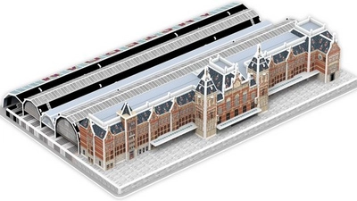 Puzzel Non License Amterdam Centraal Station 3D (81 stukjes)