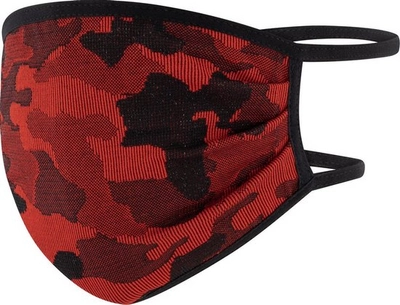 Gezichtsmasker Skafit X-Static Met Zilvergaren Camouflage Rood