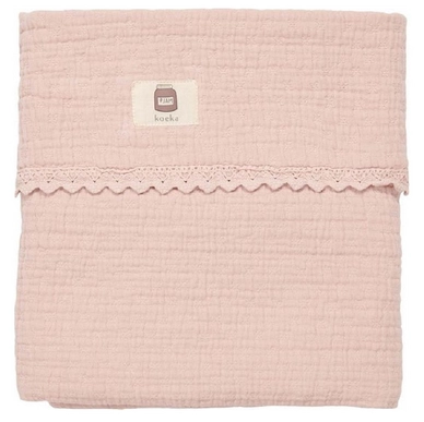 Wiegdeken Koeka Lace Elba Dusty Pink