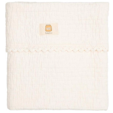 Wiegdeken Koeka Lace Elba Powder White