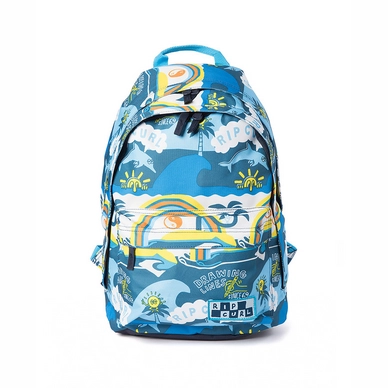 Sac à Dos Rip Curl Double Dome Surf Planet Blue