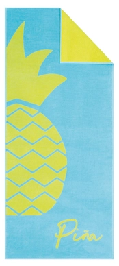 Badlaken Cawö Beach Türkis-Gelb (80 x 180 cm)