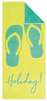 Badlaken Cawö Beach Yellow Green (80 x 180 cm)