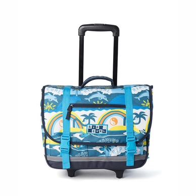 Reiskoffer Rip Curl Wheelie Satchel Surf Planet Blue