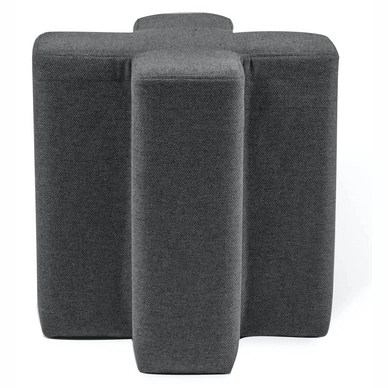 Stool POLSPOTTEN Cross Fabric Dark Grey