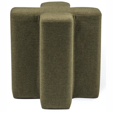 Stool POLSPOTTEN Cross Fabric Dark Green