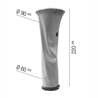 Heater Cover AquaShield Light Grey (90 x 90 x 220 cm)