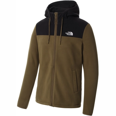 Jacke The North Face Homesafe Full Zip Fleece Hoodie Military Men Olive TNF Black Outdoorsupply