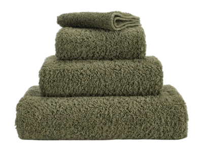 Serviette de Douche Abyss & Habidecor Super Pile Kaki (70 x 140 cm)