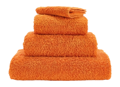 Gesichtshandtuch Abyss & Habidecor Super Pile Tangerine (30 x 30 cm)