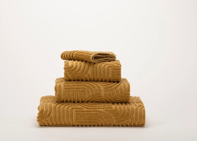 Asciugamano Abyss & Habidecor Olly 55 x 100 cm, Cotone egiziano, Giallo Oro