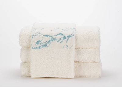 Gästehandtuch Abyss & Habidecor Alpi Ice (40 x 75 cm)