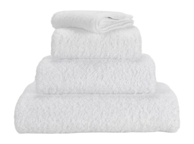 Asciugamano viso Abyss & Habidecor Super Pile 30 x 30 cm, Cotone egiziano, Bianco
