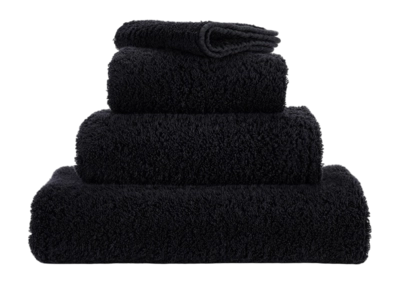Gästehandtuch Abyss & Habidecor Super Pile Black (40 x 75 cm)