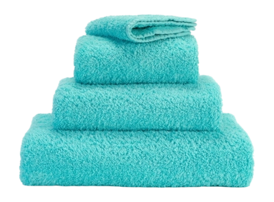 Gesichtshandtuch Abyss & Habidecor Super Pile Turquoise (30 x 30 cm)