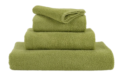 Gesichtshandtuch Abyss & Habidecor Twill Apple Green (30 x 30 cm)
