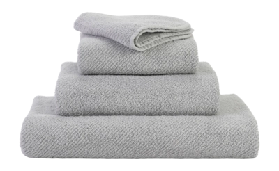 Petite Serviette Abyss & Habidecor Twill Platinum (30 x 30 cm)