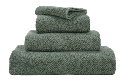 Face Towel Abyss & Habidecor Twill Evergreen (30 x 30 cm)