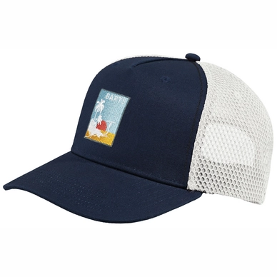 Kappe Barts Wattle Cap Navy (One Size) Unisex