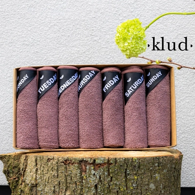Vaatdoek Klud Denmark Mauve (Set van 7)