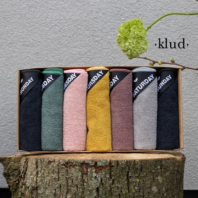 Vaatdoek Klud Denmark Multi Colour Assorti (Set van 7)