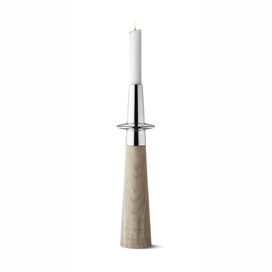 Kerzenständer Georg Jensen Ellipse Holz Groß
