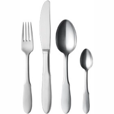 Bestekset Georg Jensen Mitra RVS Mat (16-delig)