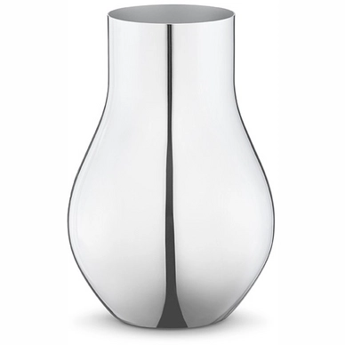 Vase Georg Jensen Cafu Stainless Steel Glossy Small