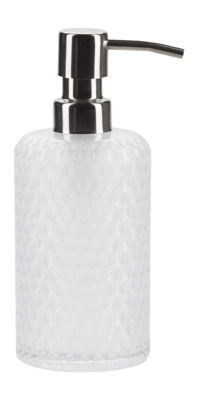 Glas Lotion Pomp Bahne Spa & Wellness Silver Head Clear