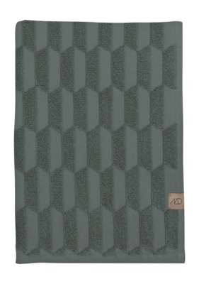 Handdoek Mette Ditmer Geo Pine Green (50 x 95 cm)