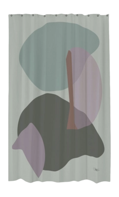 Douchegordijn Mette Ditmer Gallery Frost Green (150 x 200 cm)