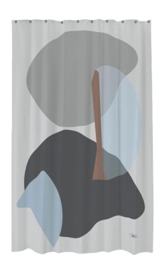 Rideau de Douche Mette Ditmer Gallery Light Grey (150 x 200 cm)