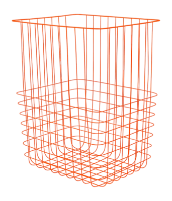 Opbergmand Mette Ditmer Store-It With Canvas Bag Large Orange
