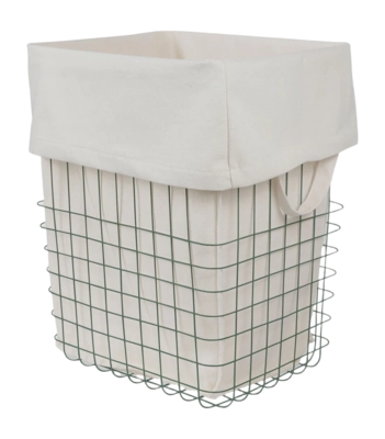 Panier de Rangement Mette Ditmer Store-It With Canvas Bag Large Thyme Green