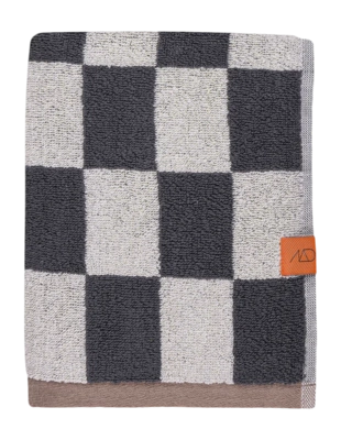 Badlaken Mette Ditmer Retro Dark Grey (70 x 133 cm)