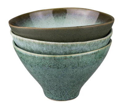 Bol Mette Ditmer Elements Medium Green Tones (Lot de 3)