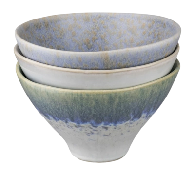 Kom Mette Ditmer Elements Medium Blue Tones (Set van 3)