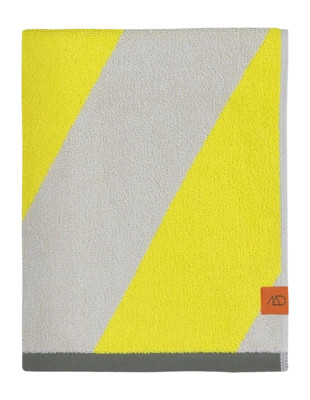 Badlaken Mette Ditmer Diagonal Yellow (70 x 133 cm)