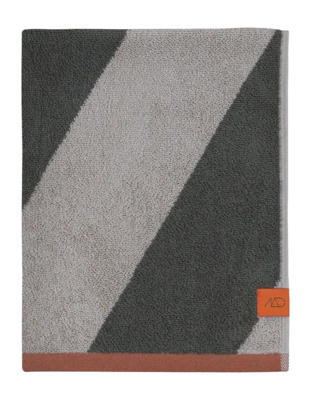 Handtuch Mette Ditmer Diagonal Dark Olive (50 x 90 cm)