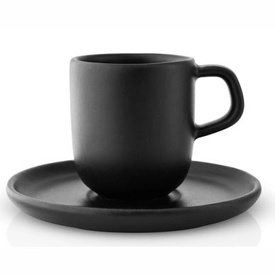 Eva Solo Nordic Kitchen Espressokop met Schotel Black