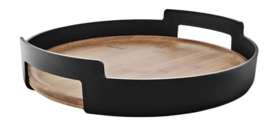 Circular Tray Eva Solo Nordic Kitchen Bamboo Black 35 cm