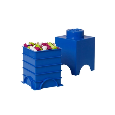 Opbergbox Lego Brick 1 Licht Blauw