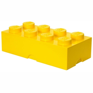 Storage Container Lego Kids Brick 8 Yellow